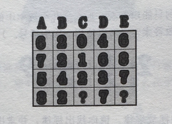 填入數字