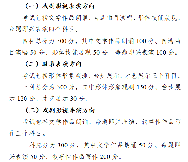 2024年江西藝術統考滿分是多少,江西藝考科目及分值