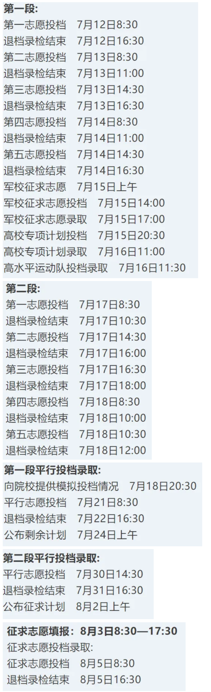 2025浙江高考錄取結果查詢時間,具體幾號查詢？